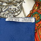 Hermes Carre 90 Napoleon Scarf Multicolor Silk — view 8