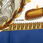Hermes Carre 90 Napoleon Scarf Multicolor Silk — view 6