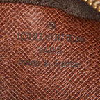 Louis Vuitton Monogram Pochette Cles Coin Case Key Purse Brown Leather — view 9