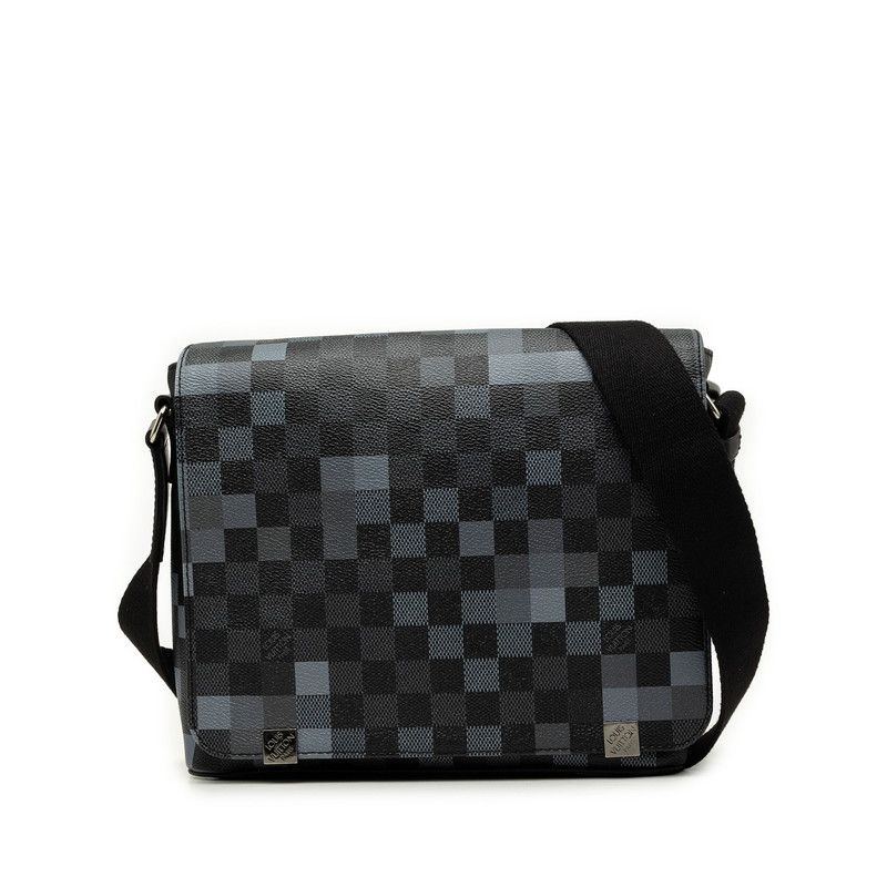 Louis Vuitton Damier Graphite Picreasing le District PM Crossbody Shoulder
