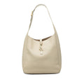 Saint Laurent YSL Logo le 7 Shoulder Bag White Leather