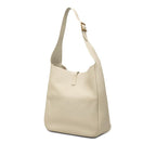 Saint Laurent YSL Logo le 7 Shoulder Bag White Leather — view 2