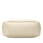 Saint Laurent YSL Logo le 7 Shoulder Bag White Leather — view 3