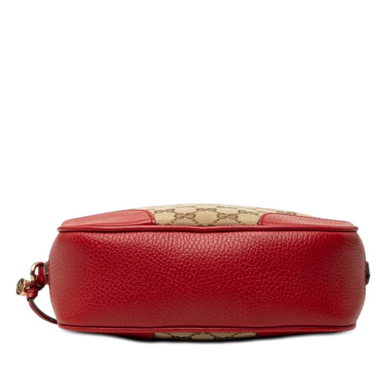 Gucci GG Canvas Crossbody Shoulder Bag Beige — view 3