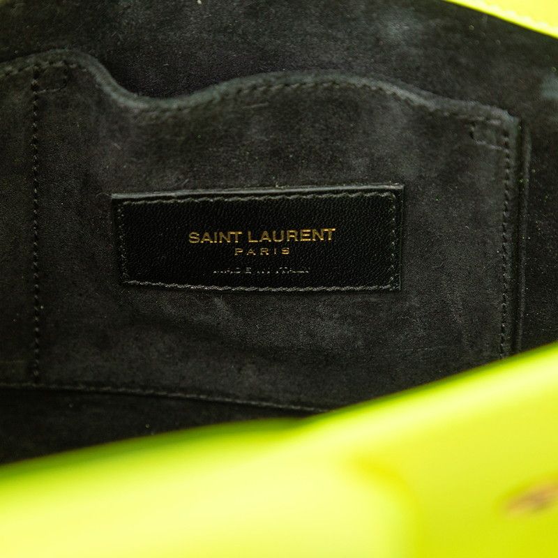 Saint Laurent Sac de Jour Nano 2-Way Shoulder Bag Yellow Leather — view 5