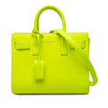 Saint Laurent Sac de Jour Nano 2-Way Shoulder Bag Yellow Leather