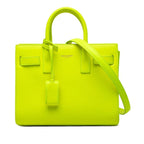 Saint Laurent Sac de Jour Nano 2-Way Shoulder Bag Yellow Leather