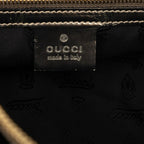 Gucci Bamboo 2-Way Shoulder Bag Black Gold Patent Leather — view 6