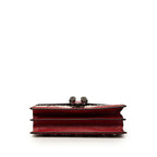 Gucci GG Tweed Dionysus Chain Shoulder Bag White Red Black — view 3