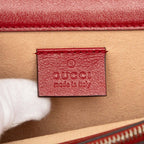 Gucci GG Tweed Dionysus Chain Shoulder Bag White Red Black — view 6