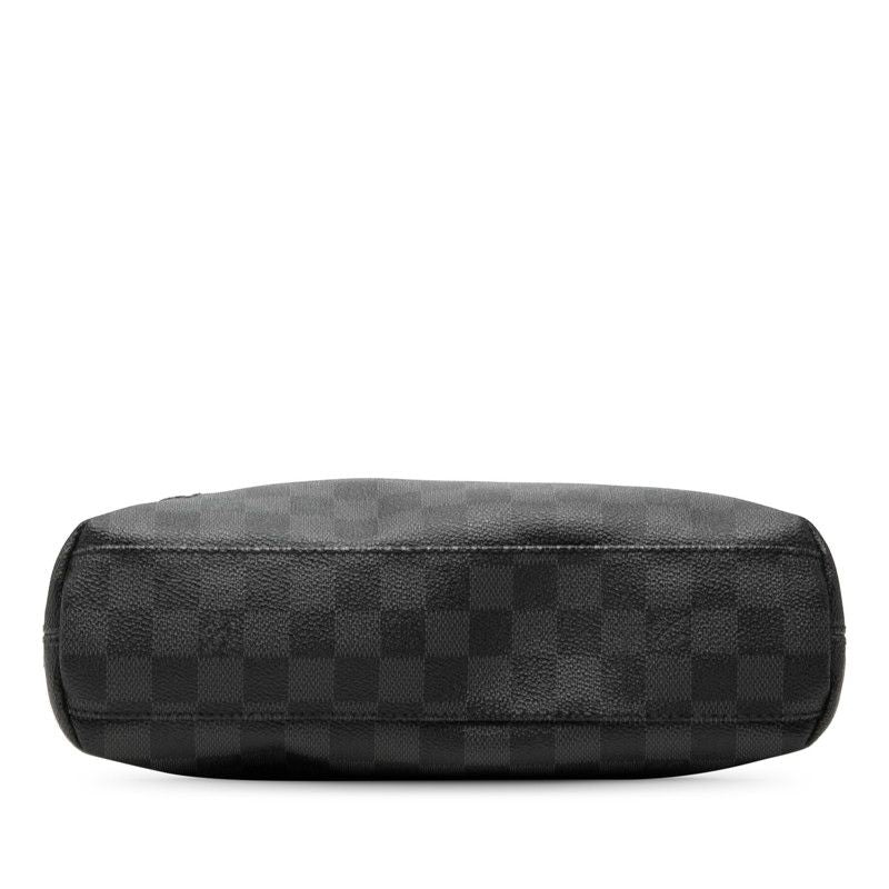 Louis Vuitton Damier Graphite Mick PM Crossbody Shoulder Bag Black Gray Leather — view 3