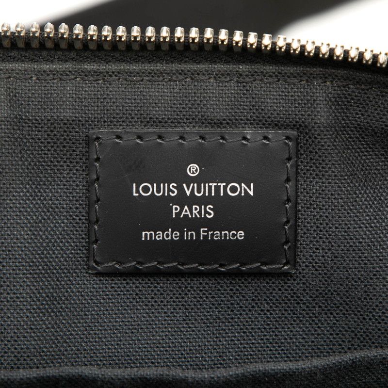 Louis Vuitton Damier Graphite Mick PM Crossbody Shoulder Bag Black Gray Leather — view 5