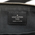 Louis Vuitton Damier Graphite Mick PM Crossbody Shoulder Bag Black Gray Leather — view 5