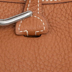 Hermes Evelyne TPM Amazon Crossbody Shoulder Bag Gold Brown Silver Taurillon — view 6