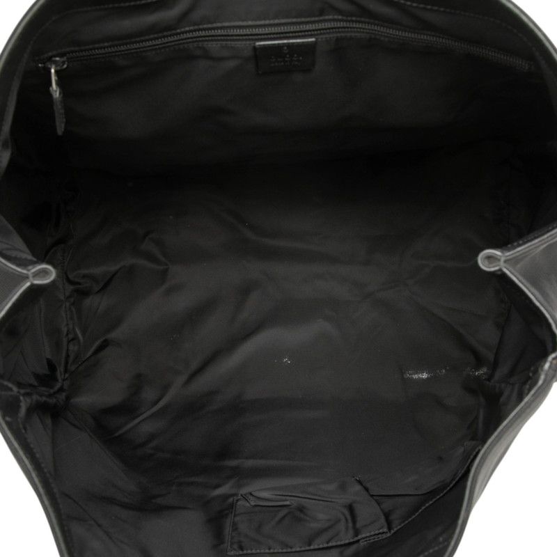 Gucci Sherry Line Tote Black Canvas Leather — view 4