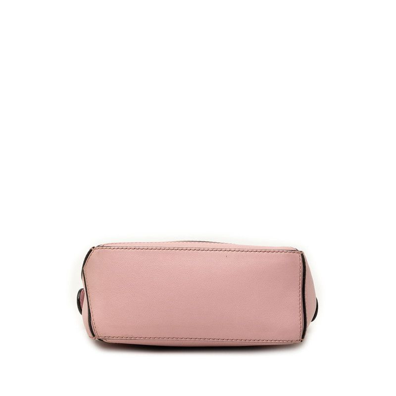 Loewe Puzzle Mini 2-Way Shoulder Bag Pink Leather — view 3
