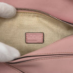 Loewe Puzzle Mini 2-Way Shoulder Bag Pink Leather — view 6