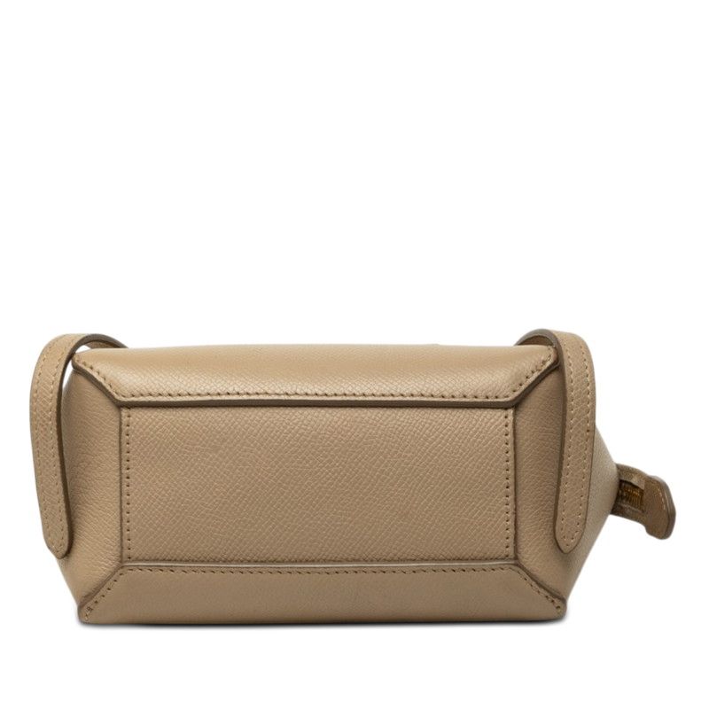 Celine Belt Bag Pico 2-Way Beige Leather — view 3