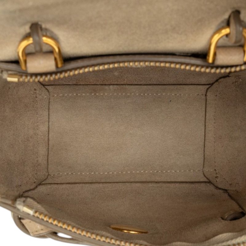 Celine Belt Bag Pico 2-Way Beige Leather — view 4