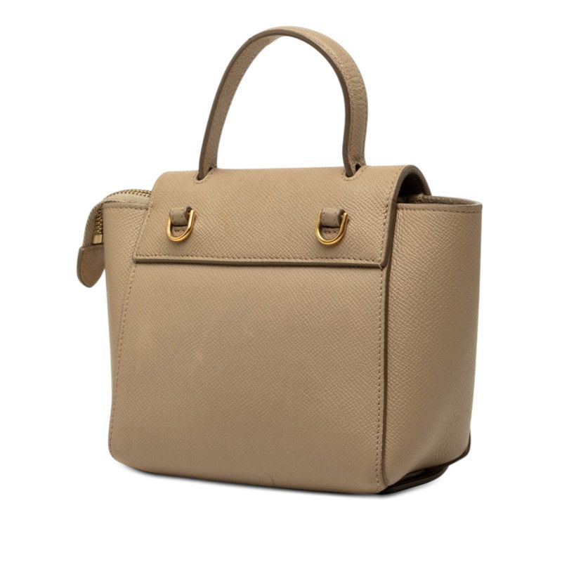 Celine Belt Bag Pico 2-Way Beige Leather — view 2