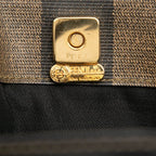 Fendi Pecan Shoulder Bag Mini Backpack 3way Black Beige Leather — view 5