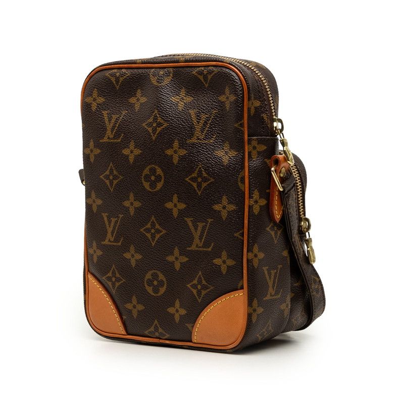 Louis Vuitton Monogram Amazon Crossbody Shoulder Bag Brown Leather — view 2