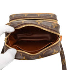 Louis Vuitton Monogram Amazon Crossbody Shoulder Bag Brown Leather — view 4