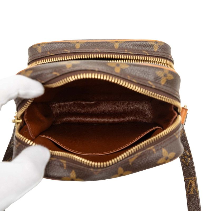 Louis Vuitton Monogram Amazon Crossbody Shoulder Bag Brown Leather — view 4