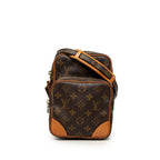 Louis Vuitton Monogram Amazon Crossbody Shoulder Bag Brown Leather