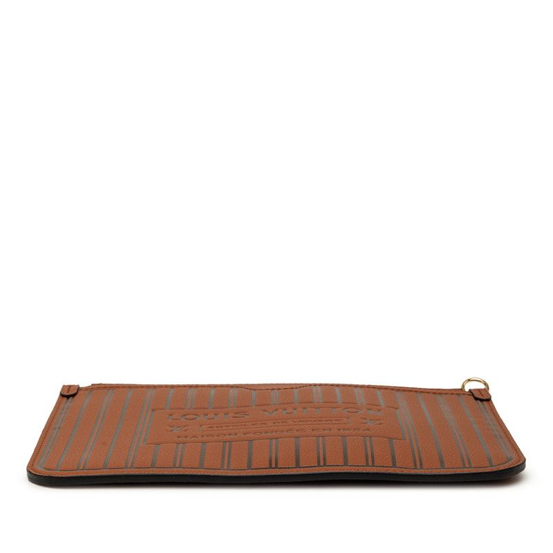 Louis Vuitton Neverfull Inside Out Included Pouch Brown Leather — view 3