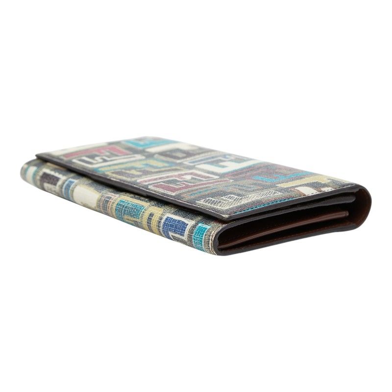 Fendi Zucca Wallet Multicolor Leather — view 4