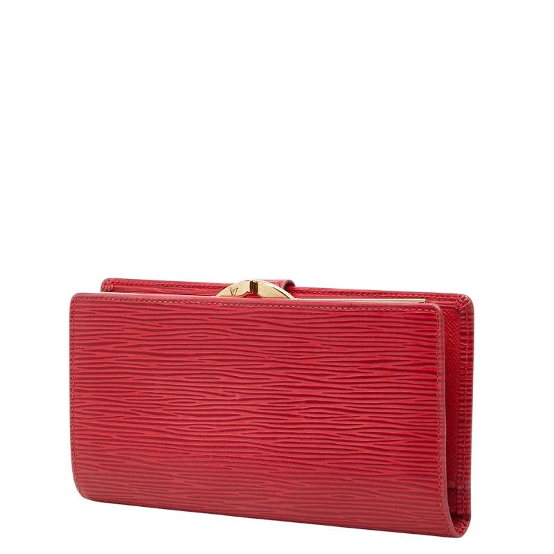Louis Vuitton Epi Continental Viennois Wallet Castilian Red Leather — view 2