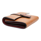 Loewe Anagram Vertical Wallet Small Trifold Brown Leather — view 5
