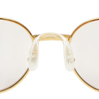 Gucci Boston UV Cut Sunglasses Gold Ivory Acetate Plated Eyewear — view 4