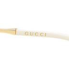 Gucci Boston UV Cut Sunglasses Gold Ivory Acetate Plated Eyewear — view 7