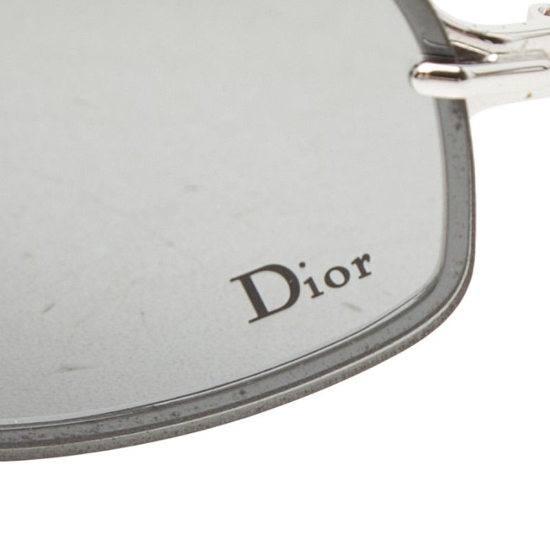 Dior Vintage Sunglasses Silver Acetate Metal Eyewear — view 4