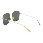 Dior Sunglasses Gold Black Acetate Plated Eyewear — view 2
