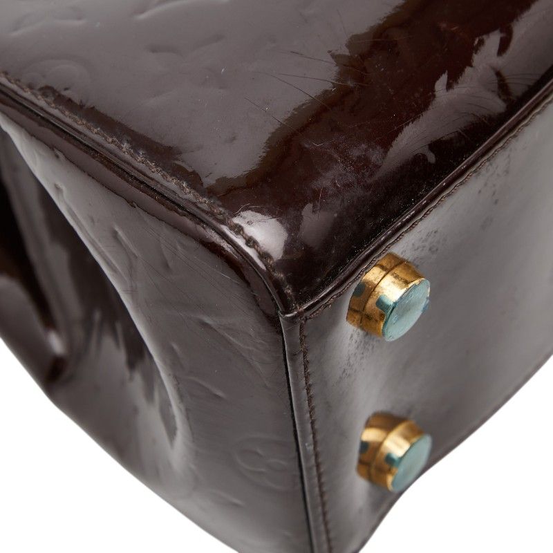 Louis Vuitton Monogram Vernis Blair MM Handbag Amarante Purple Patent Leather — view 5