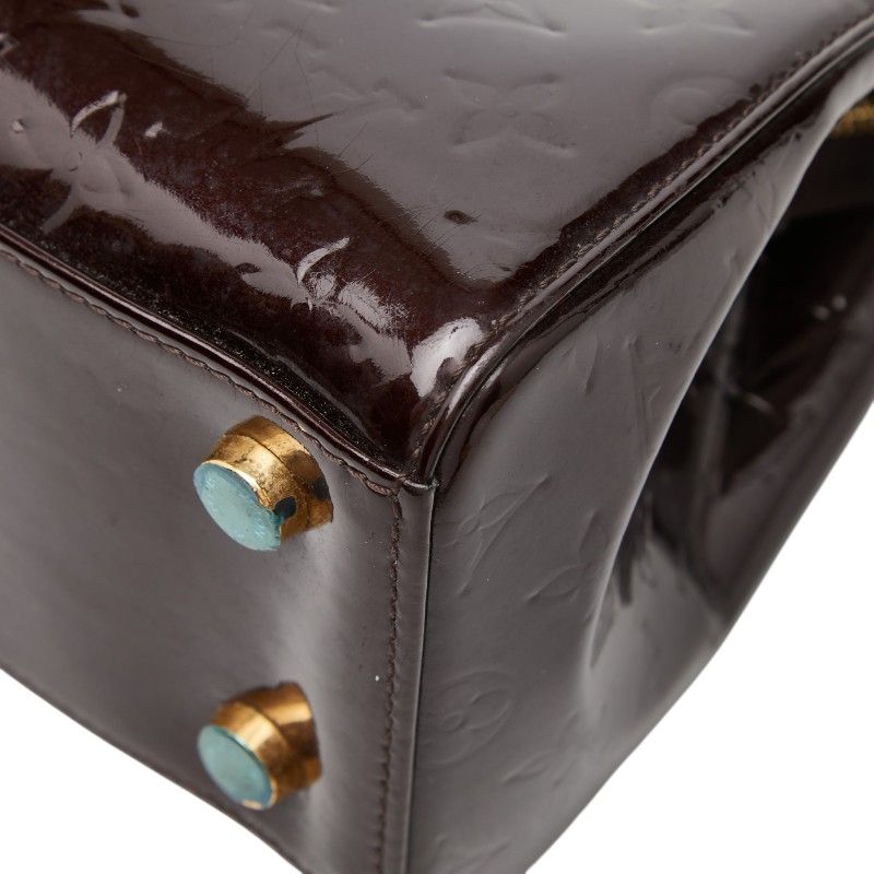 Louis Vuitton Monogram Vernis Blair MM Handbag Amarante Purple Patent Leather — view 4