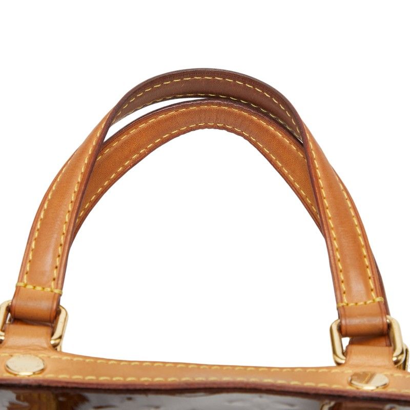 Louis Vuitton Monogram Vernis Blair MM Handbag Amarante Purple Patent Leather — view 8