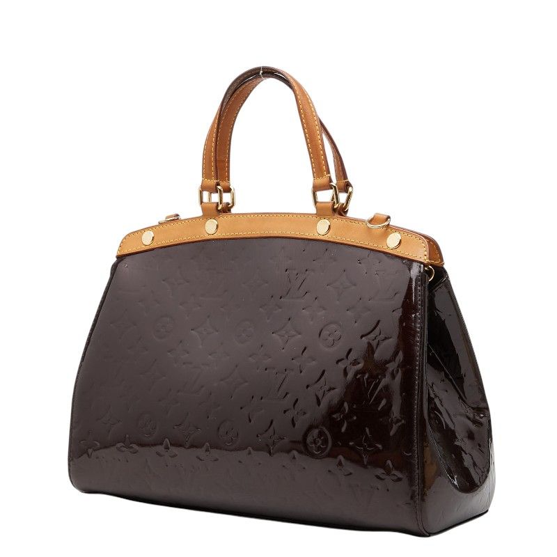 Louis Vuitton Monogram Vernis Blair MM Handbag Amarante Purple Patent Leather — view 2