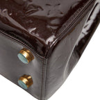 Louis Vuitton Monogram Vernis Blair MM Handbag Amarante Purple Patent Leather — view 6