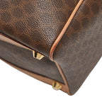 Celine Macadam Boston Bag Brown Leather — view 6