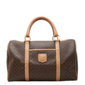 Celine Macadam Boston Bag Brown Leather