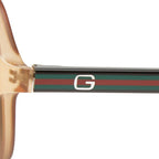 Gucci Teardrop Sunglasses Brown Black Acetate Eyewear — view 6
