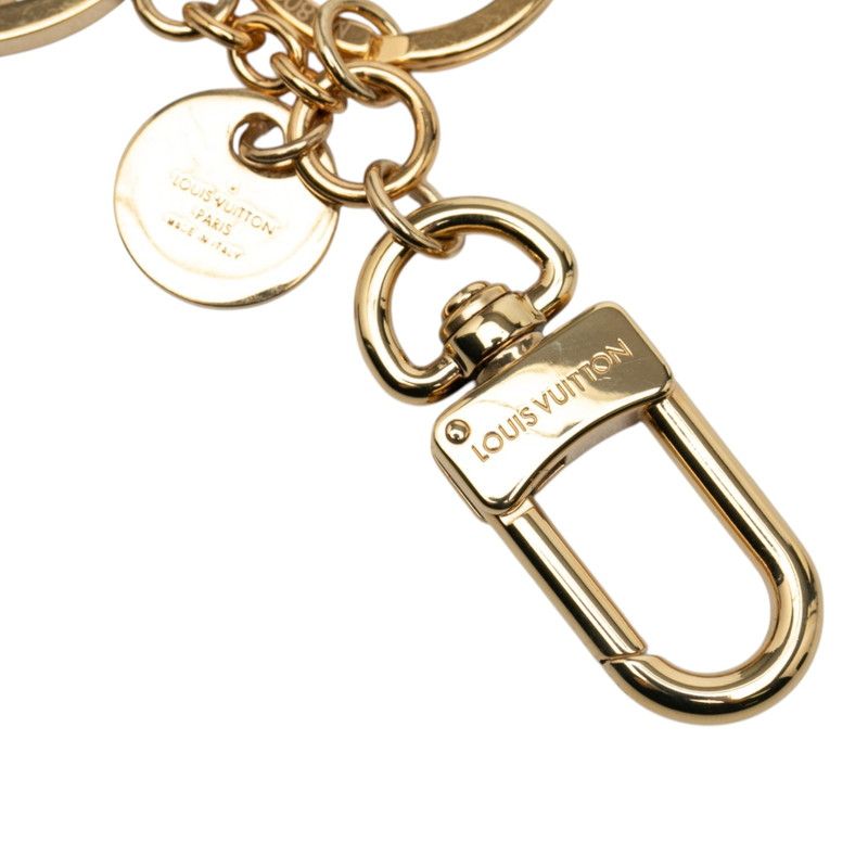 Louis Vuitton LV Circle Key Holder Bag Charm Gold Plating — view 4