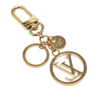 Louis Vuitton LV Circle Key Holder Bag Charm Gold Plating — view 2
