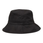Gucci Logo Label Bucket Hat S 57 Black Red Cotton — view 3