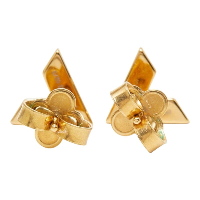 Louis Vuitton Essential Earrings Gold Plating — view 3
