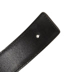 Hermes Belt 85 Buckle Brown Black Togo Box Calf — view 6